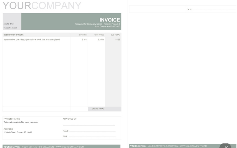 How to create an invoice in Google Docs relying on its templates.